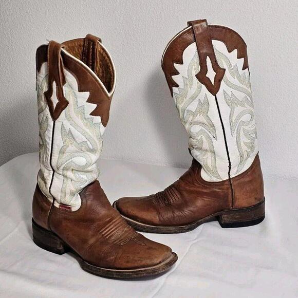 Rio Grande Women's Susy White Square Toe Boot - Picture 1 of 12